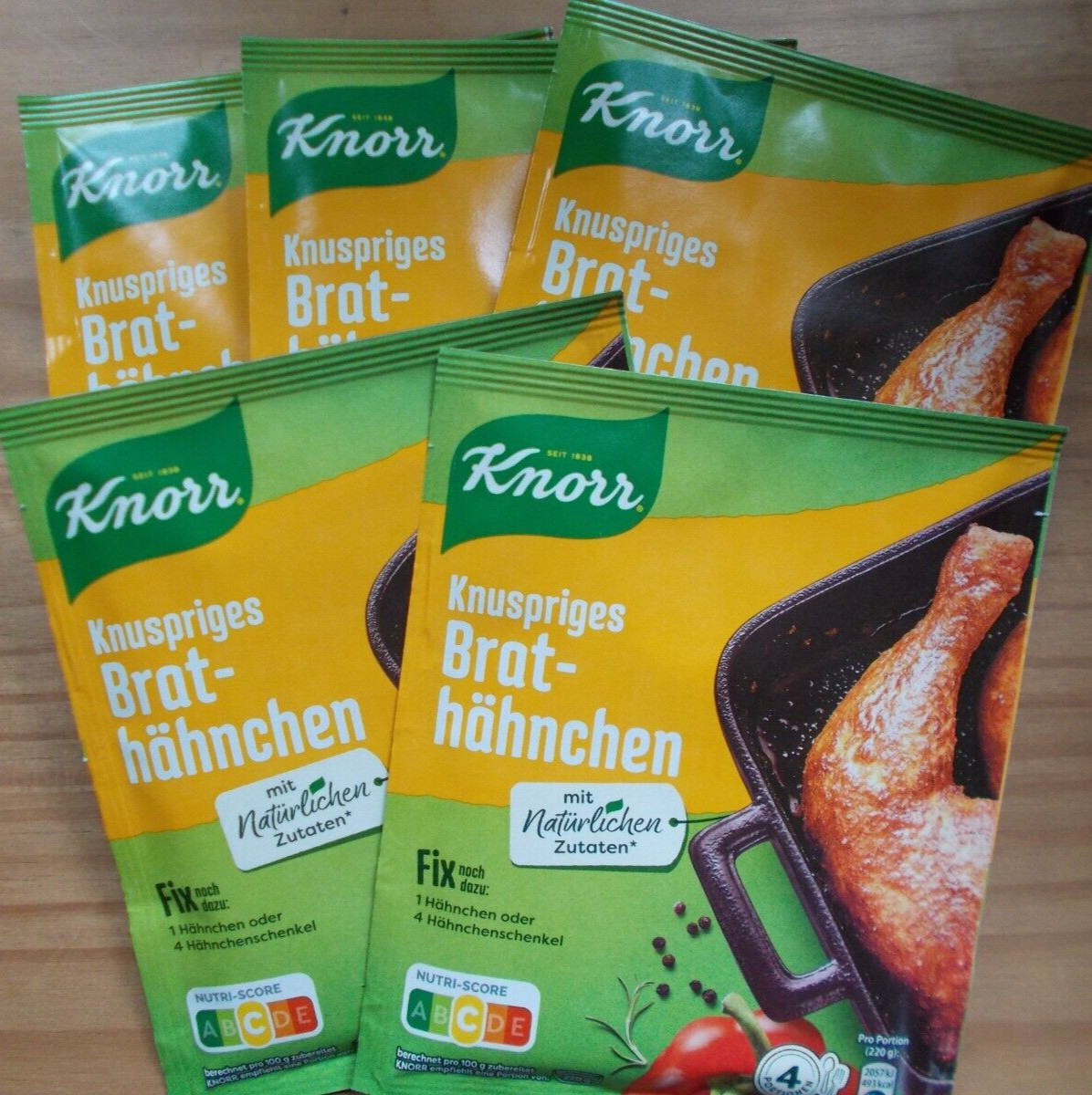 Knorr Fix Knuspriges Brathähnchen (44,83/kg) 5 x 29g