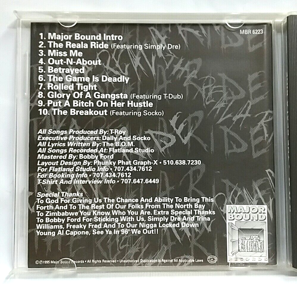 洋楽 B.O.M. - The Reala Ride 1995 洋楽 B.O.M. - The Reala Ride