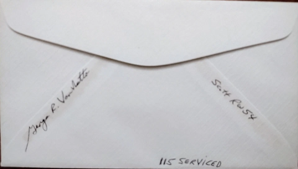 VAN NATTA MIGRATORY BIRD HUNTING & CONSERVATION SCOTT RW 54 HAND PAINTED HP FDC - Image 2 of 2