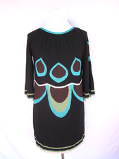 M Missoni peacock feather dress Italy 44 lightly lined  M L  Y2K VINTAGE