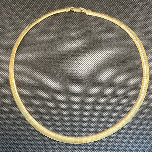 Collier Maille 1930 Art Nouveau Plaqué Or 18k (750/1000), élégant Et Vintage