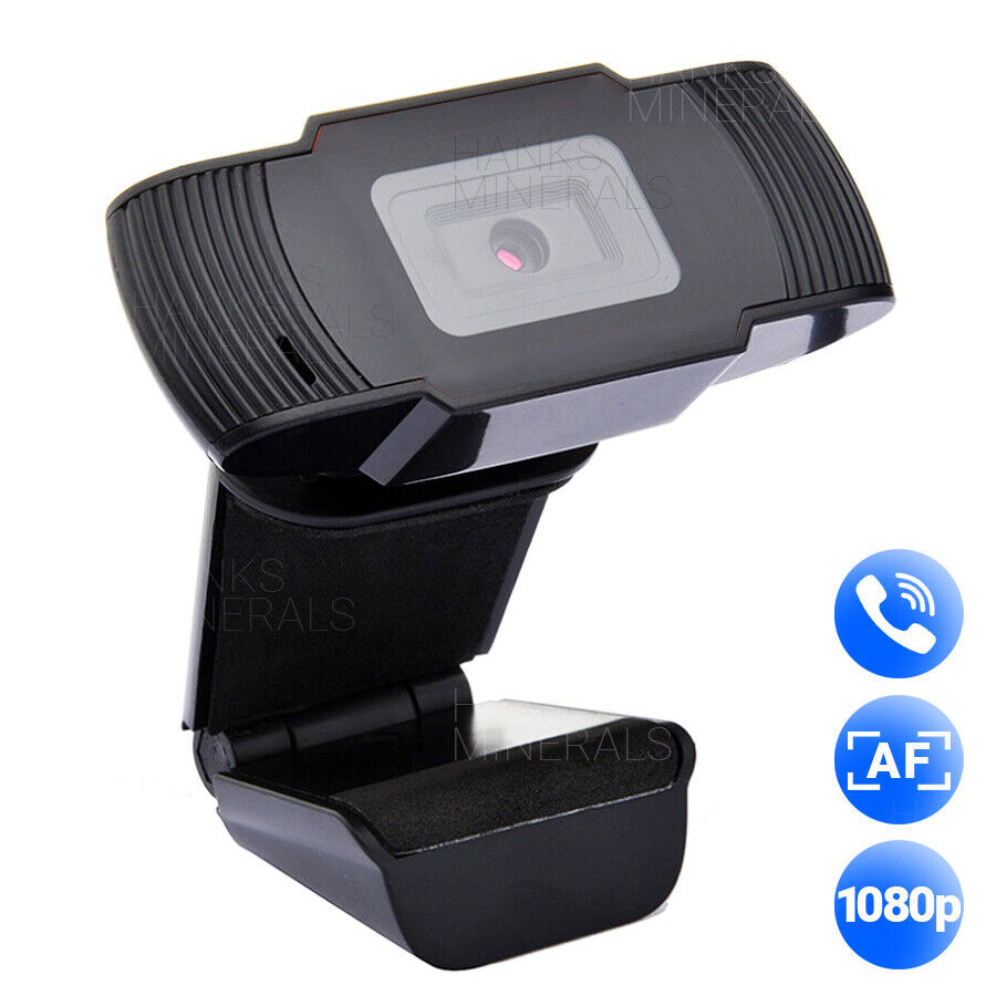 Webcam 1080p Autofocus Auto Focus Web Camera HD Cam For Desktop Laptop PC Mac