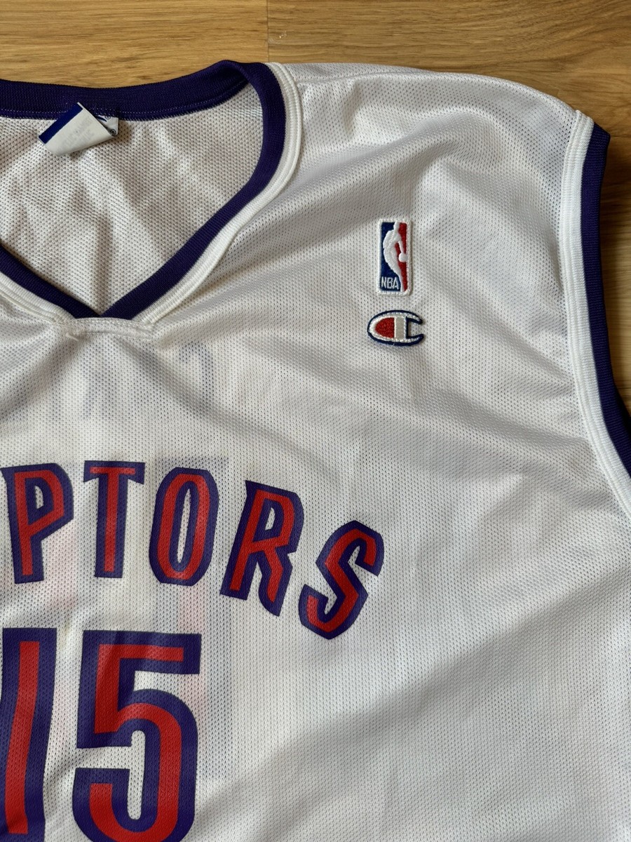 Vintage NBA Vince Carter Toronto Raptors Champion White