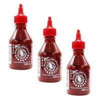 Flying Goose Sriracha Chilisauce Sehr Scharf 3X200Ml Chilli Sauce, Chilli Sosse