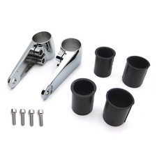 Soporte de montaje horquilla luz cabeza moto 35/39/41mm harley custom café racer