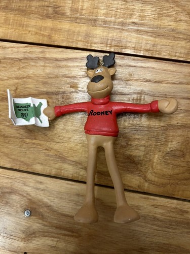 Vintage Hallmark Ornament Rodney Reindeer Bendable Arms & Legs 1989 - Picture 4 of 7