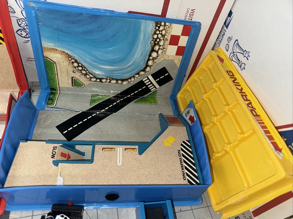 1989 Micro Machines Airport Marina Large Lot. Buildings, Ship, Case , AirPlanes - Image 3 of 4