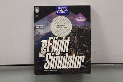 Microsoft Flight Simulator 3.5 Floppy  MS-DOS 1996 Version 5.1