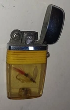 Scripto Lighter, Clear tank w/Lure