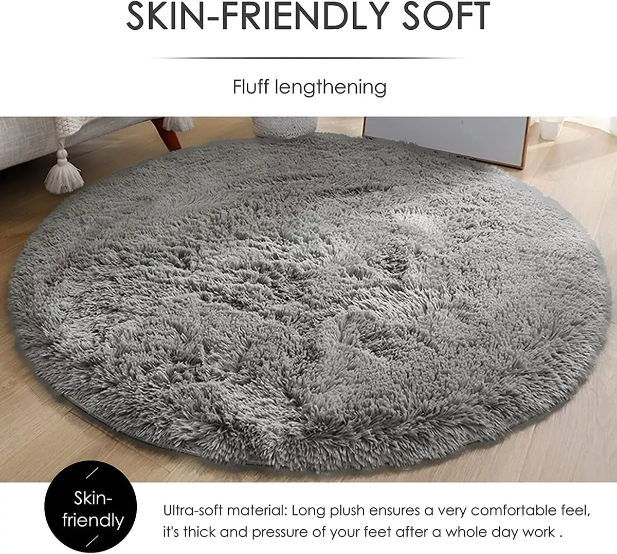 Cozy toes 5 round rug sale