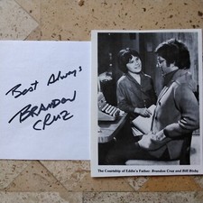 Brandon Cruz SIGNED Card Child Movie TV Actor Courtship Eddie's Father Hulk Brandon Cruz SIGNED Card Child Movie TV Actor Courtship Eddie's Father Hulk