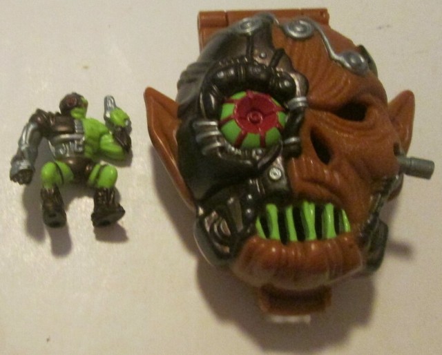 Vintage 1992 Bluebird Toy MIGHTY MAX Horror Head BATTLES SKULL WARRIOR