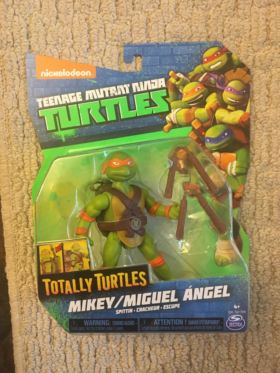 Nickelodeon's TMNT Totally Turtles MIKEY Action Figure [Spittin]
