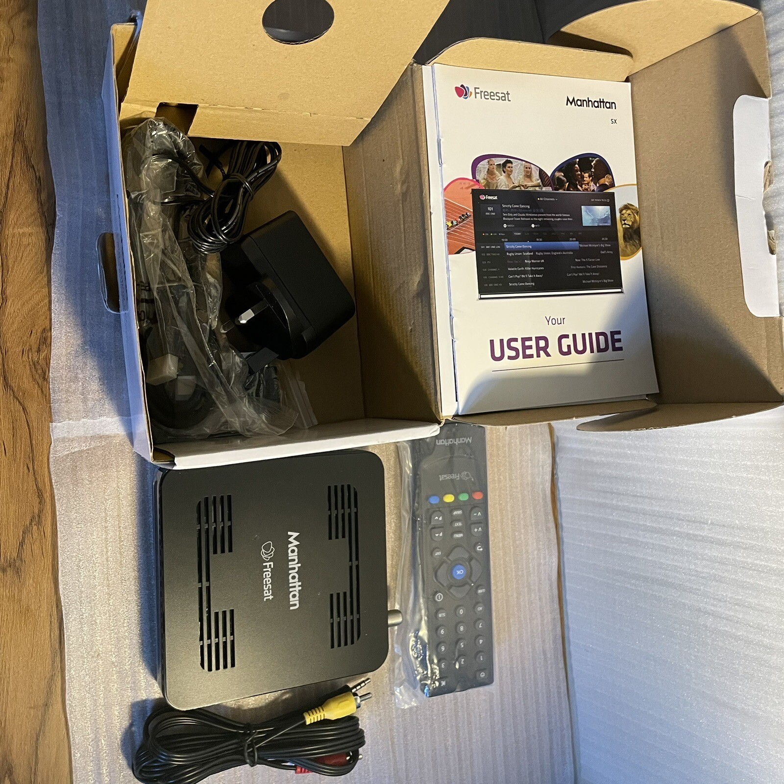 MANHATTAN SX Freesat HDMI Tv Satellite Box HD Set Top Box 5060251340138