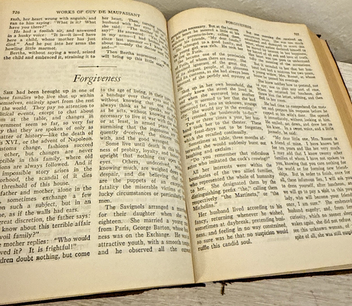 The Works of Guy de Maupassant by Walter J. Black / antique 1903 - Picture 6 of 9