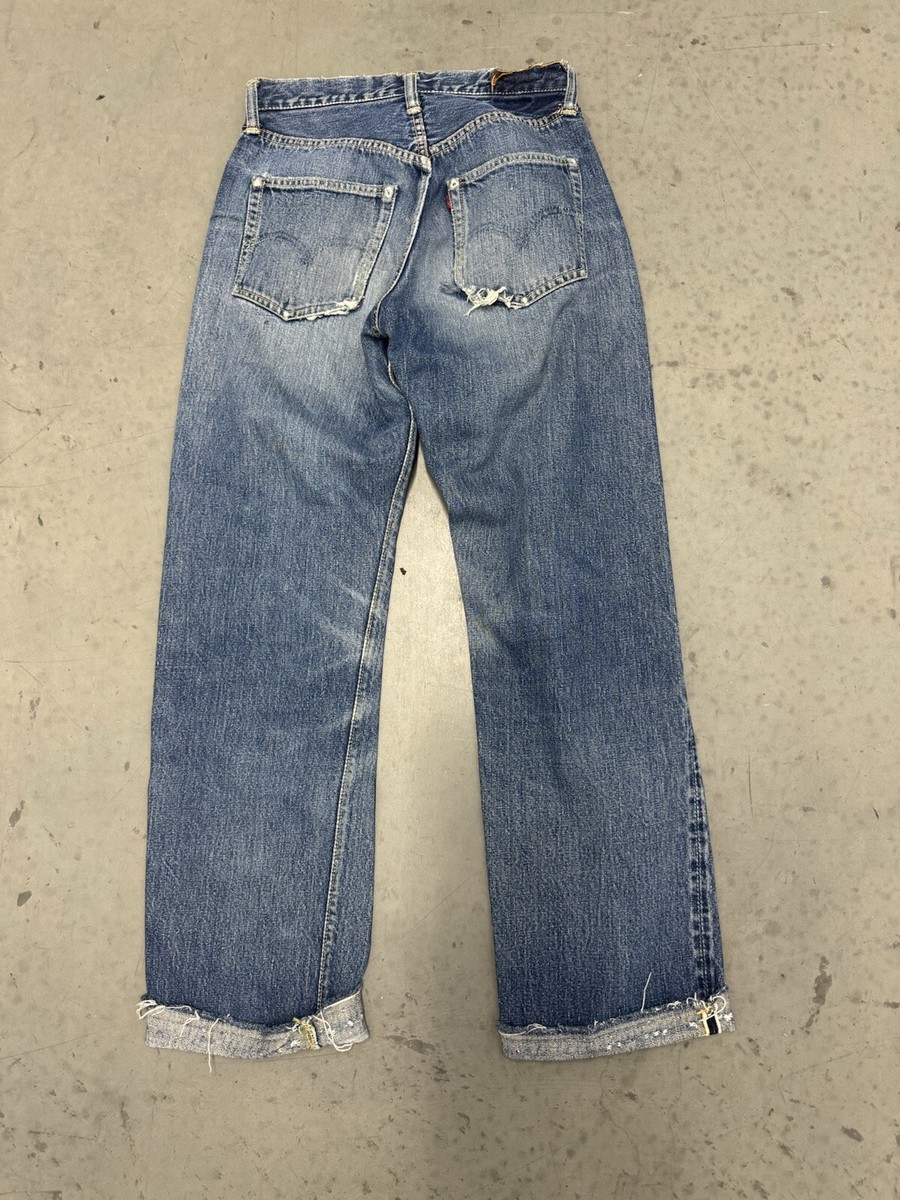 LEVI’S / 66after 501 selvedge denim 1966 501® Original Fit Selvedge Men's Jeans - Dark Wash