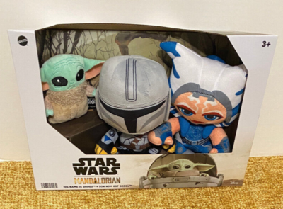 Mattel Star Wars: The Mandalorian 3-Pack Plush Set ~New~ | eBay