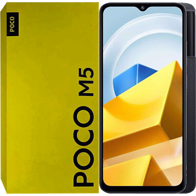 Xiaomi Poco M5 4G Black 64GB ROM + 4GB RAM DUAL-SIM Factory Unlocked GSM NEW
