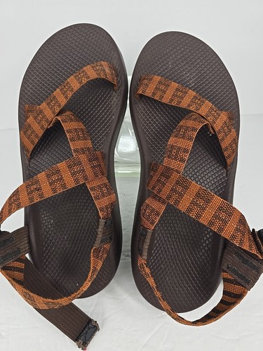 Chaco Size 11M Men’s Brown And Orange Braid Adjustable Comfort Sport Sandals - Picture 6 of 12
