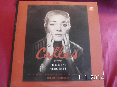Maria Callas Philh. Orch. (4005) Callas Portrays Puuccini Heroines 1954 Angel Re