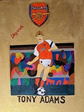 Tony Adams (Arsenal) Legend Acrylic Painting 30cm X 40cm 