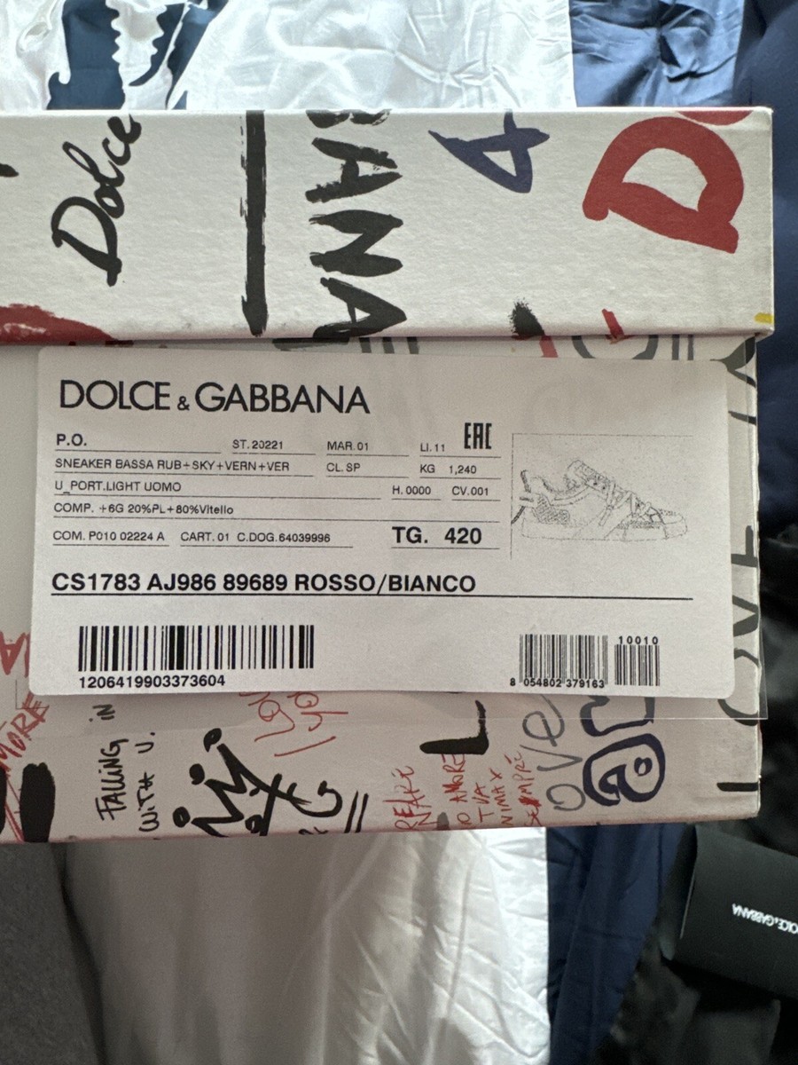 Dolce&Gabbana Portofino Sneakers | eBay
