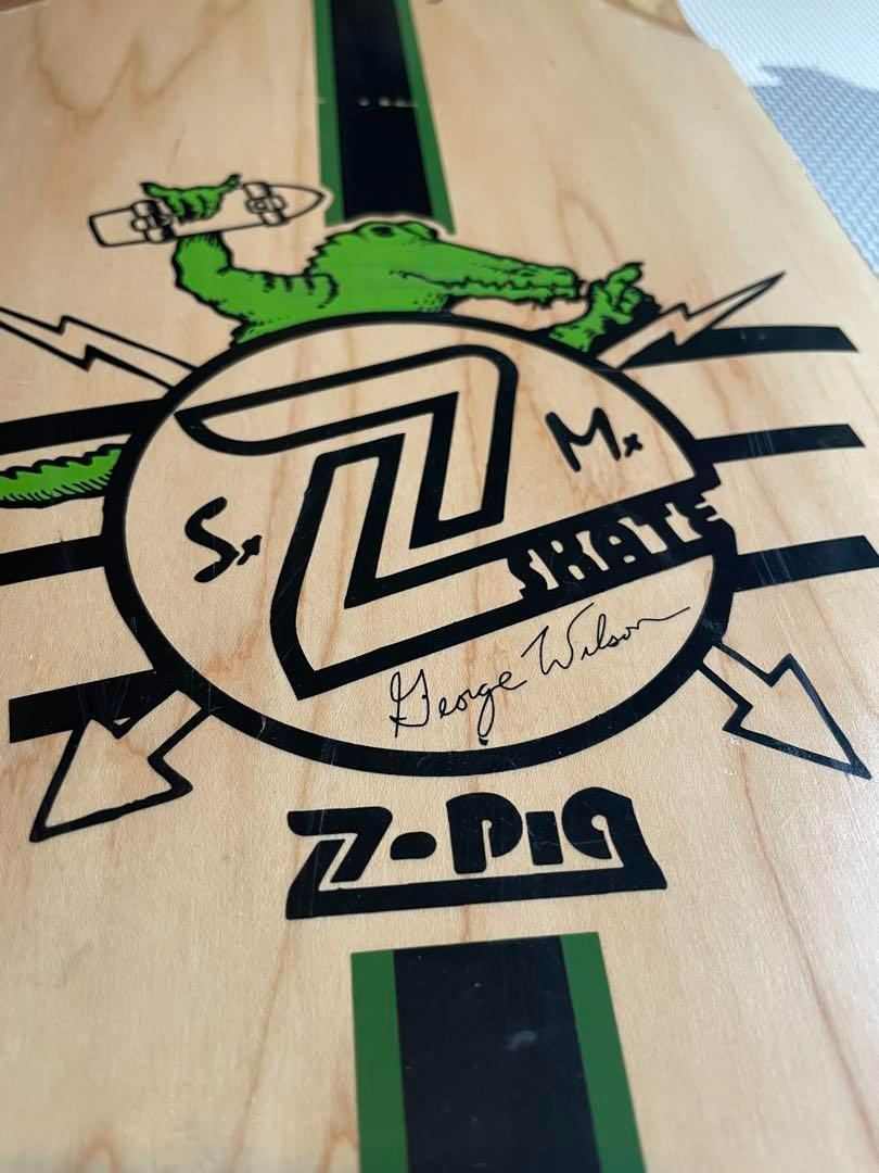 ZFLEX Z-Pig George Wilson スケートボード Zflex Z-Pig George Wilson Skateboard with Signed Grip Tape