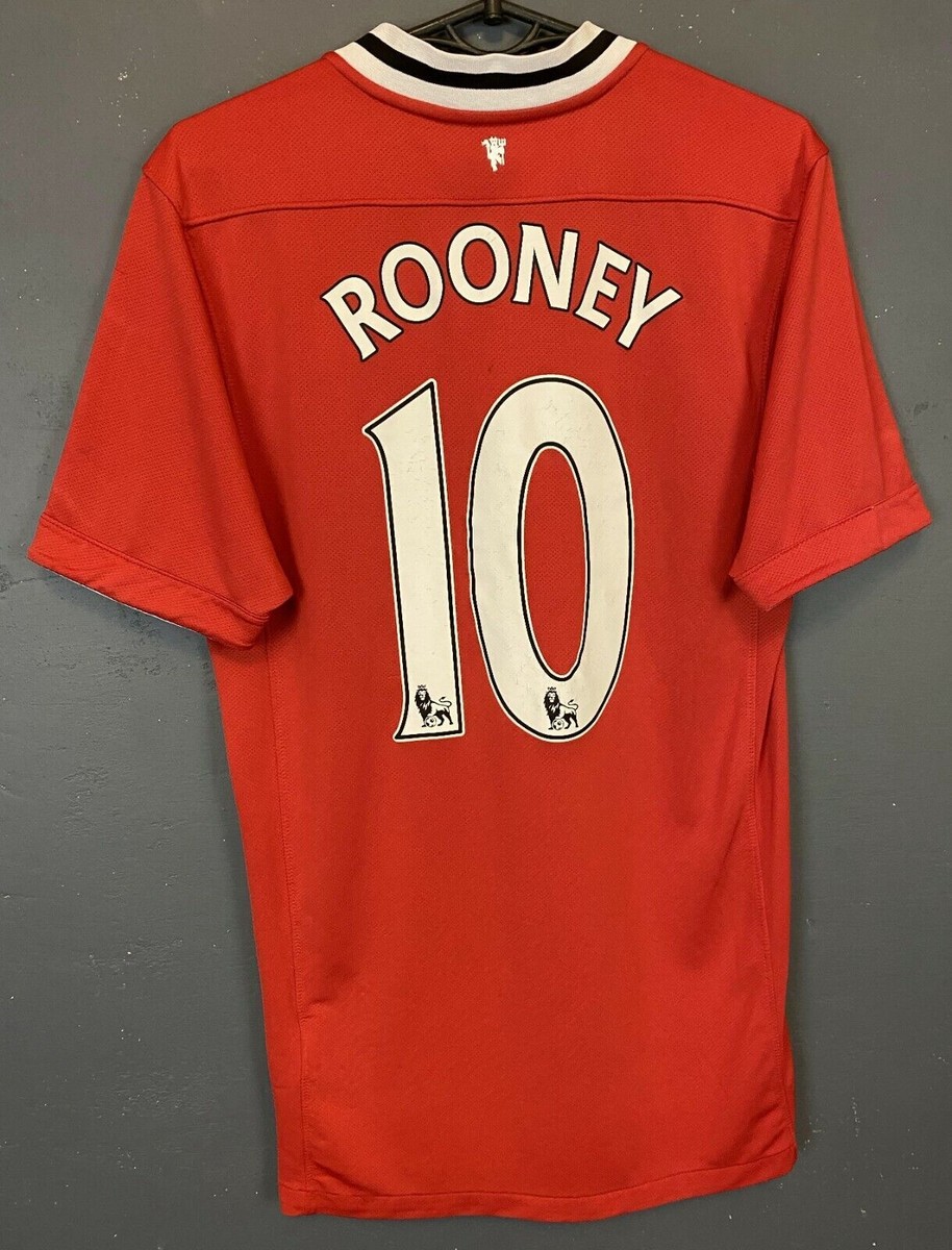 MEN FC MANCHESTER UNITED 2011/2012 ROONEY 10 FOOTBALL SOCCER SHIRT