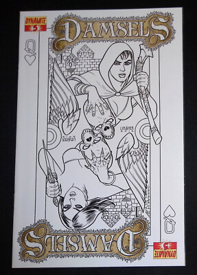 Damsels #5 Dynamite Comics Sketch Variant NM
