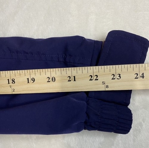 LL Bean Jacket Men Medium Dark Purple Winter Coat Vintage Nordic Lined Outdoor M - Picture 17 of 17