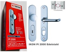 IKON PI 2000 Edelstahl ES2 Schutzbeschlag mit Knauf L:270 mm Wendesystem f.72/92