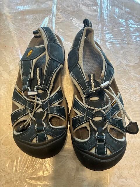 Sandali Keen donna 8 5 escursionismo pescatore blu comodi bassi