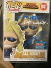New Funko POP! Animation My Hero Academia Signed All Might #1041 Jsa