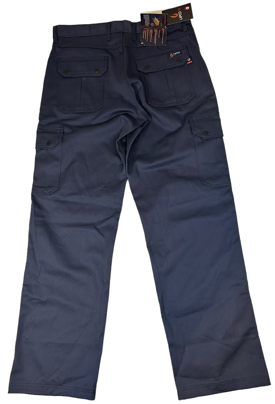 LAPCO FR Men's Flame Resistant Cotton Cargo Pants CAT 2 Blue 31x32 NWT