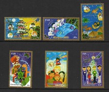 Fiji 2003 Christmas set SG 1208-1213 Mnh.