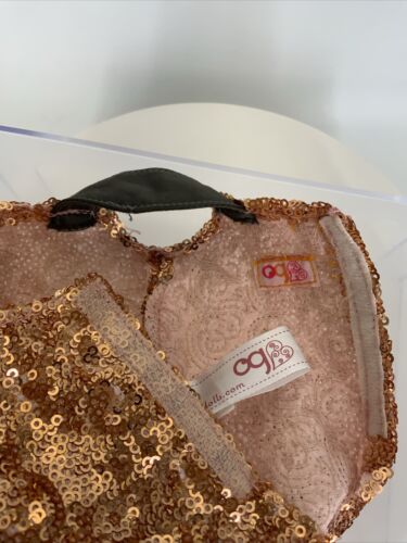 Our Generation Rose Gold Sequined Dress For 18” Doll - Picture 5 of 6