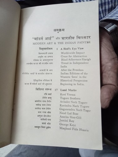 ARTE MODERNO Y EL PINTOR INDIO POR EL DR. RAJENDRA BAJPAI 1981 EN HINDI PÁGINAS 153 - Imagen 4 de 18