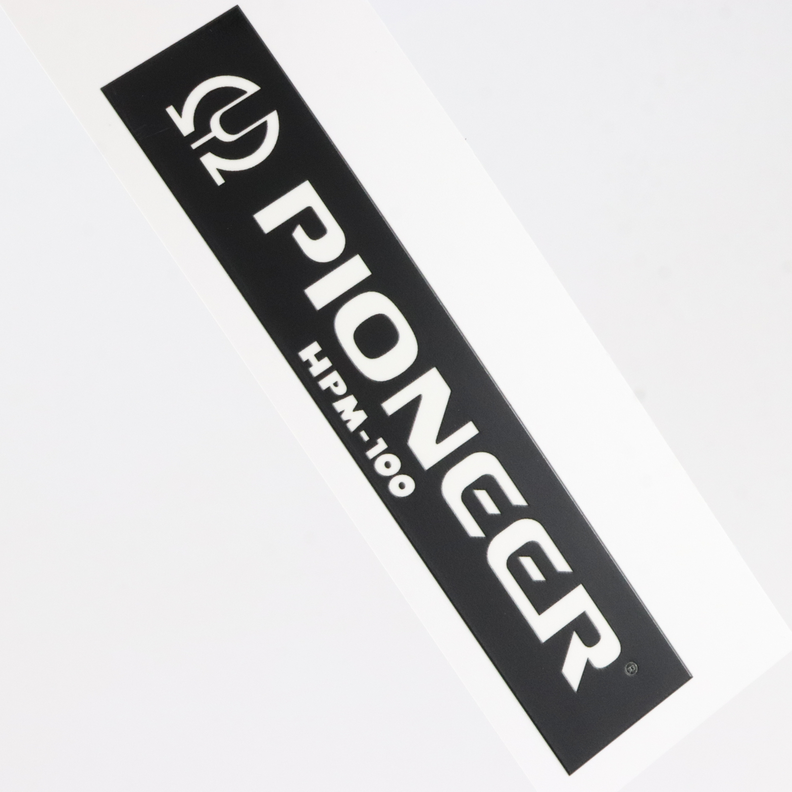 PIONEER HPM-100 logo badge Sticker Decal waterproof 128mm(5.03")X26mm(1.02")