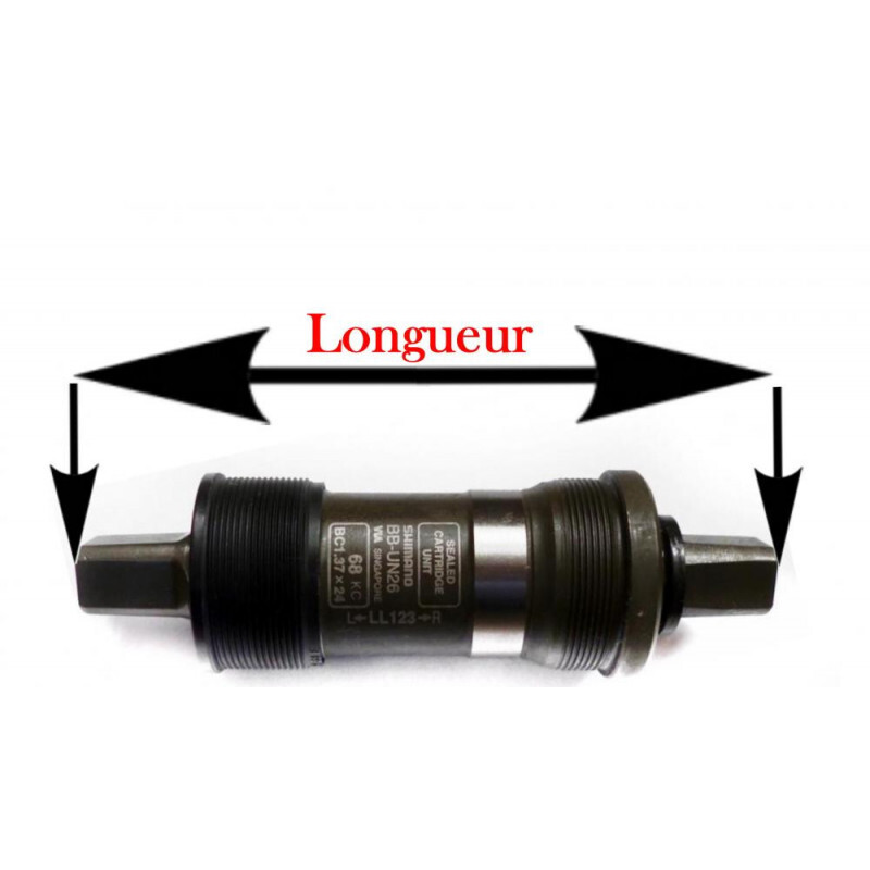 Boitier Pedalier Shimano Carre Un300 118mm Filetage Anglais – Bsc – 1,37X24 (Boite de 73mm) – Gravity Bikes Réunion