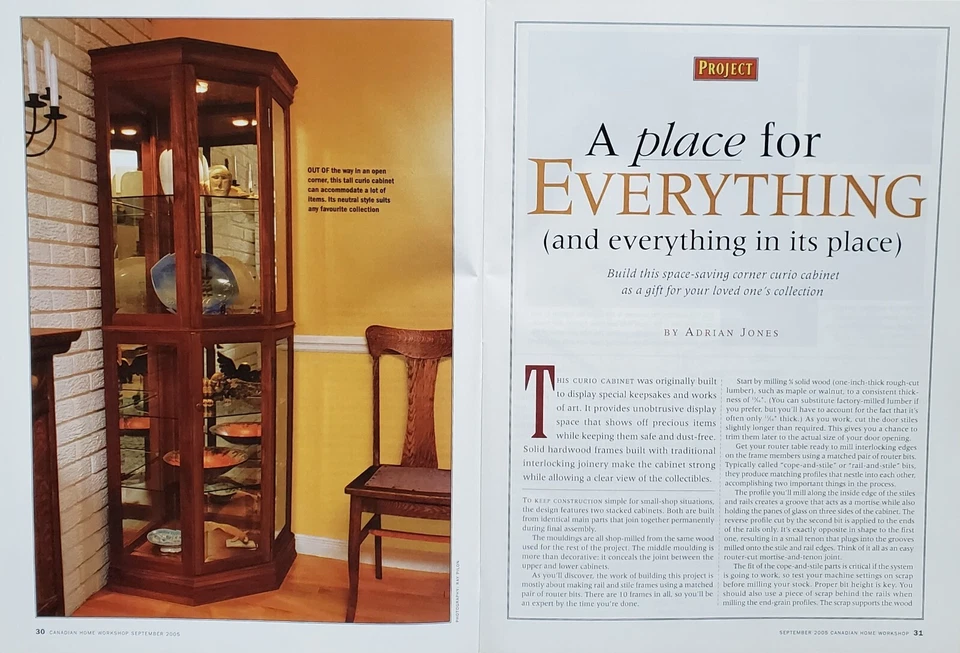 Canadian Home Workshop Magazine Mission Sideboard September 2005 f8 - Image 4 of 4