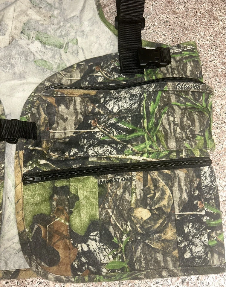 Mossy Oak Obsession Field Staff Camo Turkey Vest Men's Sz 38-44 Medium-Large - Image 3 of 4