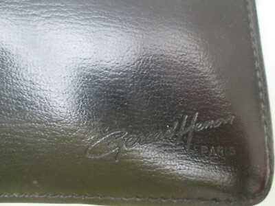 Sac Pochette Vintage GÉRARD HÉNON - Cuir Marron - Occasion - Style Porté Main