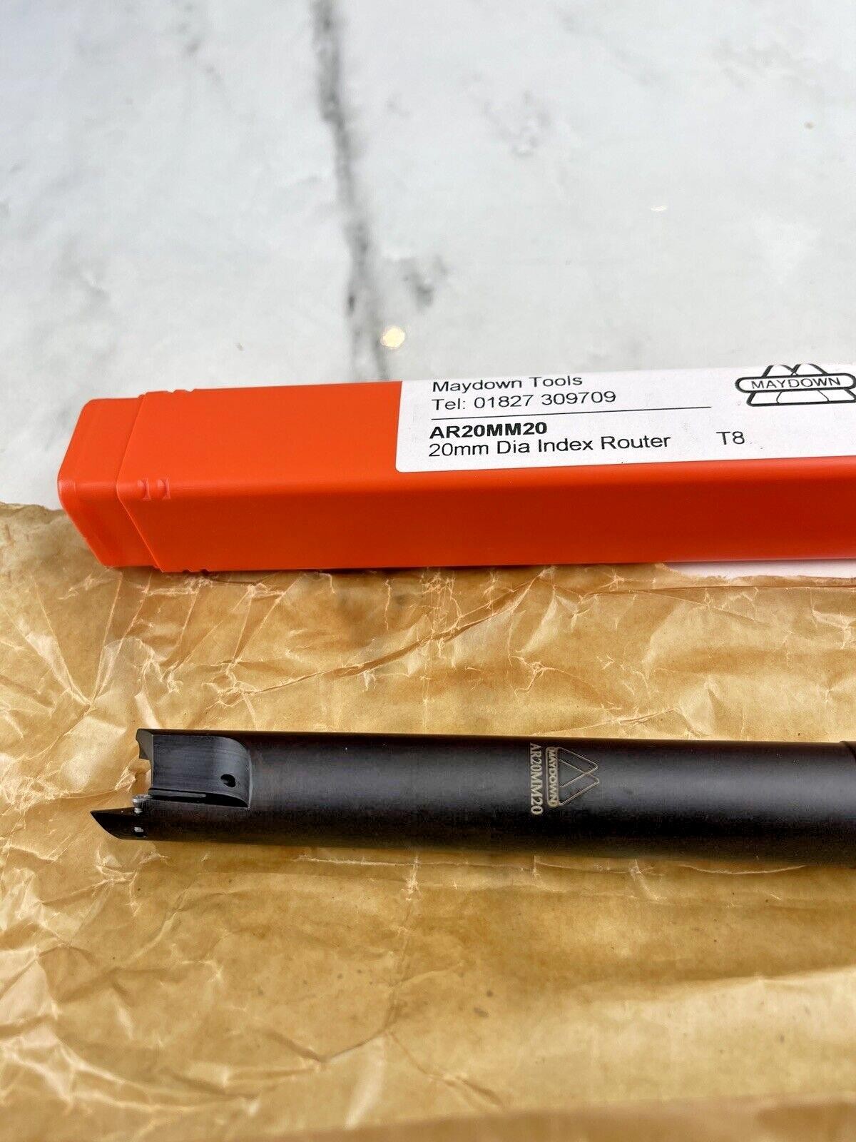 MAYDOWN 20mm Dia Index End Mill Hi-Speed Router Cutter Shank Tool AR20MM20 image 2