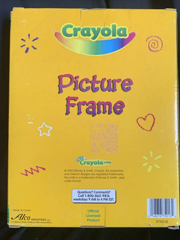 Marco de fotos Binney & Smith Crayola 2003 raro lápiz rojo Foto 3 de 3