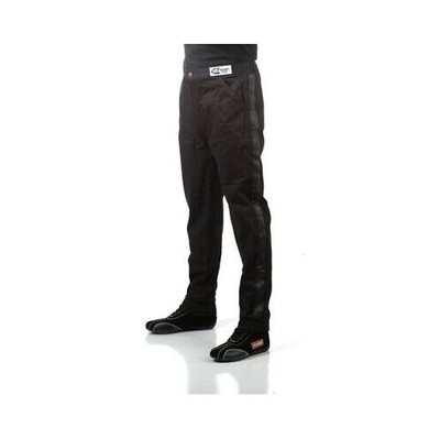 Racequip 112007 SFI-1 Single Layer Driving Pants Black 2X-Large