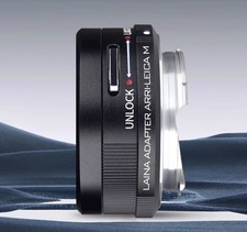 Lens Adapter w/ locking device for Arri STD Arriflex lens to Leica M EOS R NZ FX