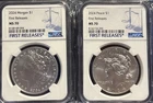 2023-P $1 Morgan and Peace Silver Dollar 2pc Set NGC MS70 FR