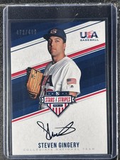 Gingery, Steven - 2018 USA Baseball - Autograph - 472/499