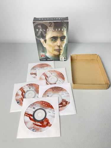 Half-Life 2 PC-CD Rom 2004 Game With 5 Discs - Good Condition No Ref Card - Picture 1 of 13