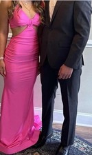 Hot Pink Jessica Angel prom dress